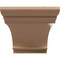 Ekena Millwork 4"W x 8"D x 4"H Wide Hughes Rough Cedar Woodgrain TimberThane Corbel, Primed Tan CORUR04X08X04HUGRCPR - alternate 4